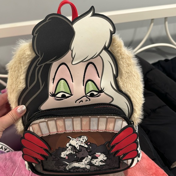 Mini backpack 101 dálmatas New from DisneylandWhite with black details